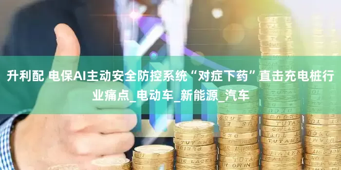 升利配 电保AI主动安全防控系统“对症下药”直击充电桩行业痛点_电动车_新能源_汽车